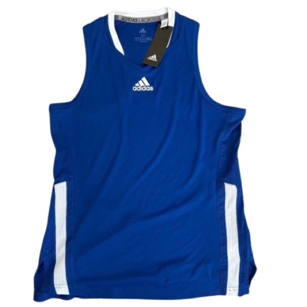 NWT Women’s Blue Adidas Lacrosse Jersey Size M